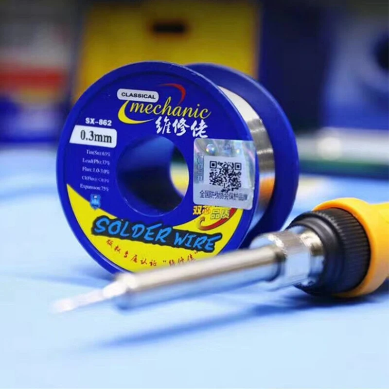 MECHANIC SX-862 183℃ 60g Low Temperature Melting Point Soldering Wire 0.3mm-1.2mm BGA