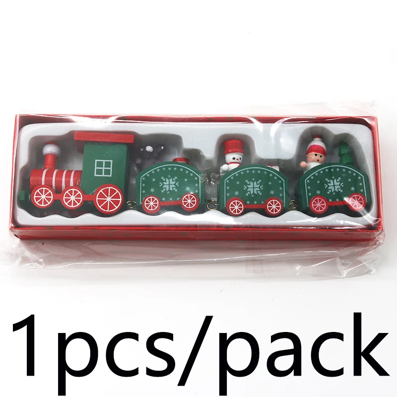 1 piece/bag 45mm toy decoration small train window display Christmas Eve pendant room decoration