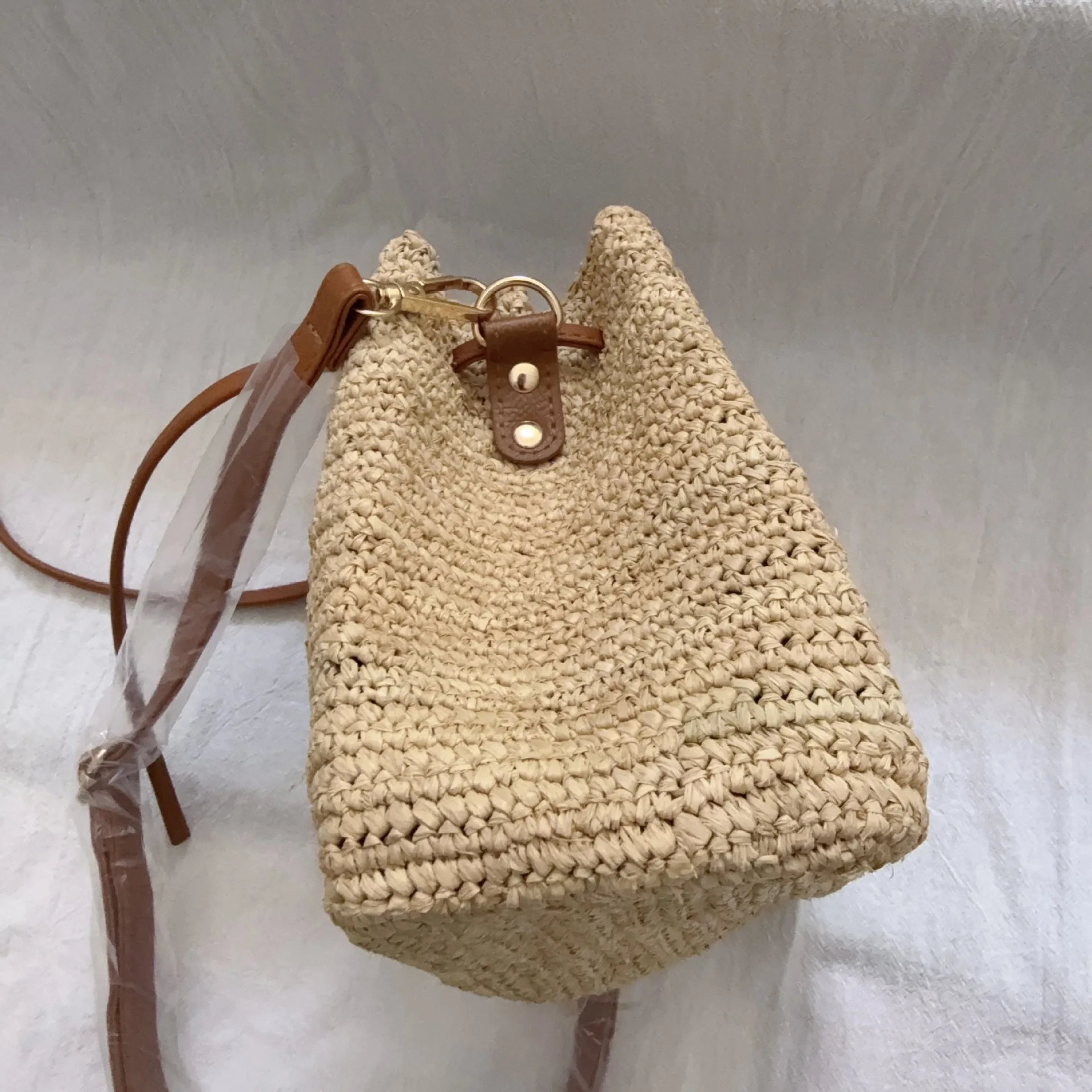Ladies Summer Straw Lafite Crossbody Bag Women Beach Holiday Shopping Woven Shoulder Handbag Messenger Purses For Women Bags