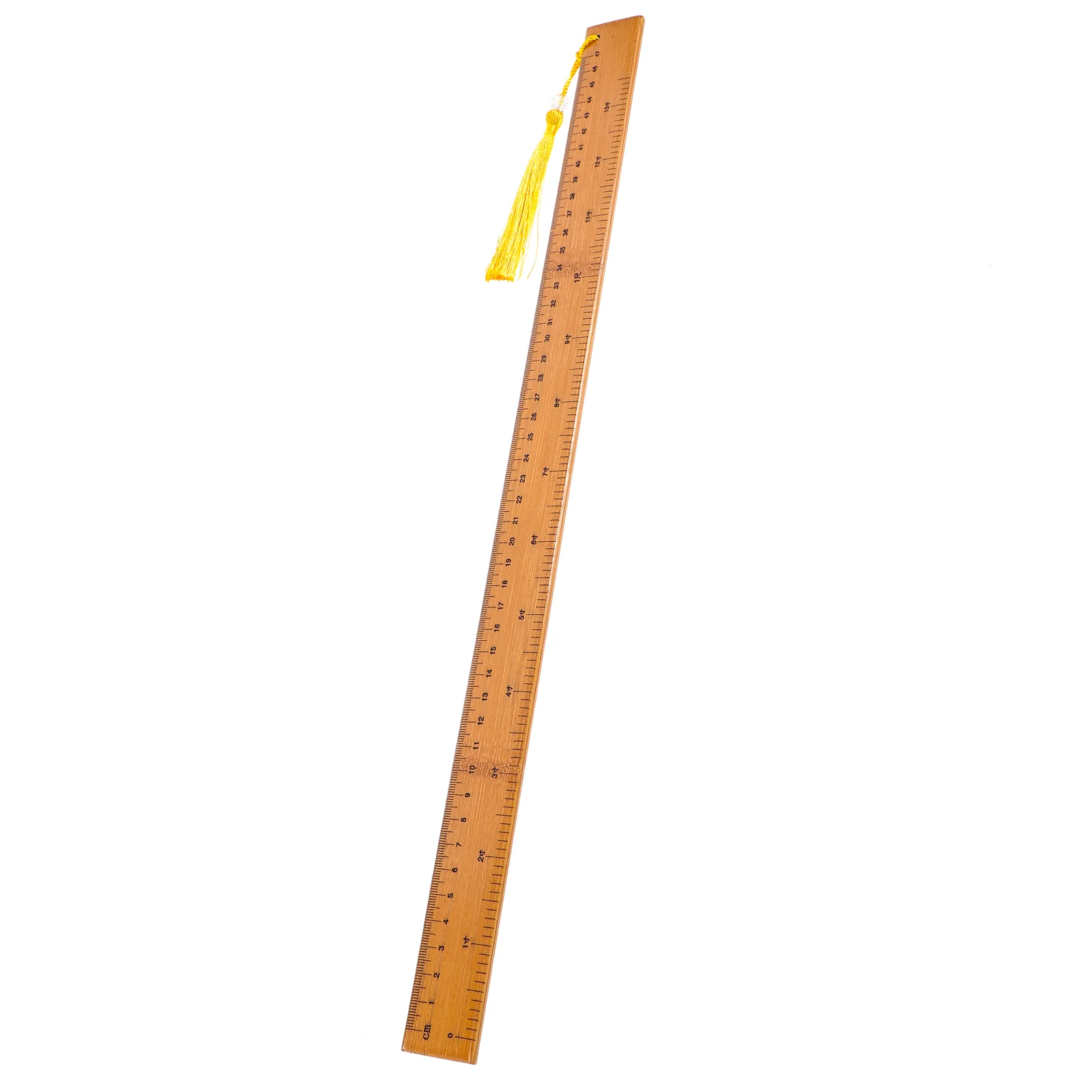 Household Straight Ruler Kids Ruler Measuring Bamboo Ruler Precise Student Ruler School Accessory Kids School Teaching Home bevel gauge mitre tool 2 in 1 mitre measuring cutting tool for pipeline installation home improvement sawing angle for baseboard
