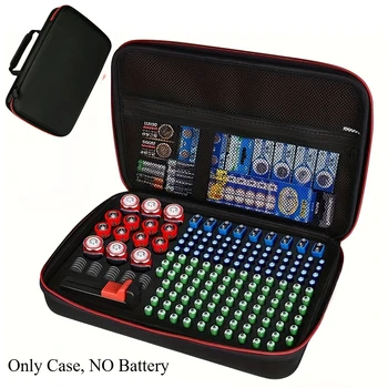 Custodia portaoggetti per organizer per batterie, scatola portaoggetti per batterie per AA AAA 9V CD al litio 3V LR44 CR2016 CR1632 CR2032