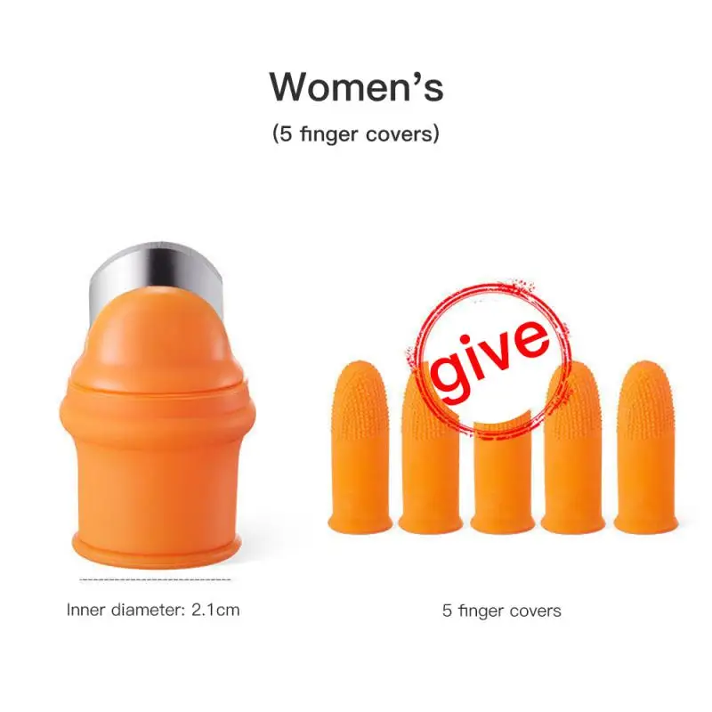 Silicone Thumb Knife For Garden Separator Upgrade Finger Plant Fruit Picking Protectors Portable Knife For Kitchen Garden Tools garden tool finger protector finger guard
