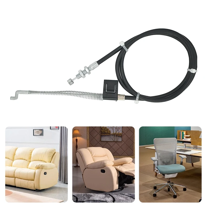 90/120mm Metal Recliner Handle Lever Trigger Lounge Chair Sofa Release  Cable.