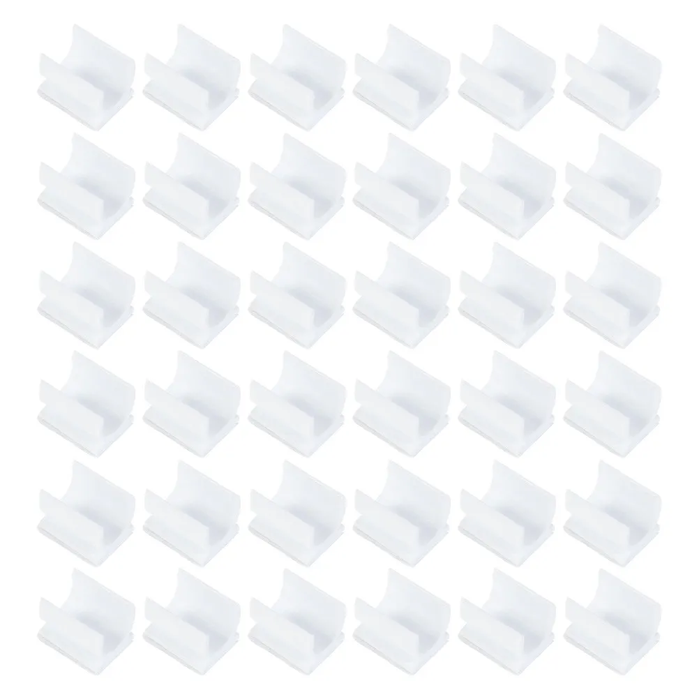200Pcs 휴대용 펜 클립 홀더 화이트 보드 용 접착제 냉장고 학교 책상 연필 클램프 주최자 펜 홀더 클립