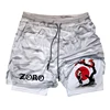 Summer Breathable Two-In-One Men'S Compression Fitness Double-Layer Shorts Animation Quick-Drying Running Training Sports Shorts 6