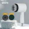 Electric Cleaning Turbo Scrub Brush Waterproof Cleaner Wireless Charging Cleaner Bathroom Kitchen Cleaning Tools Set 6