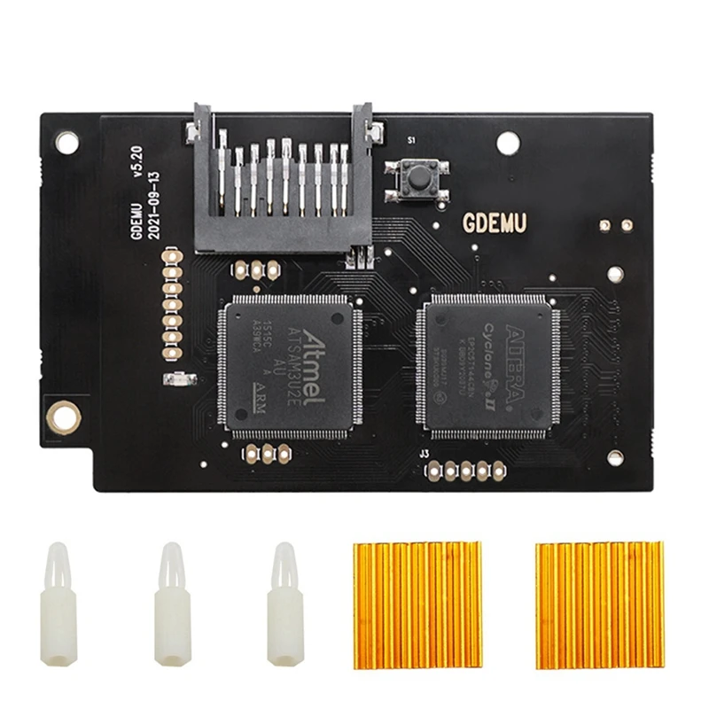 

For GDEMU V5.20 Optical Drive Simulation Board Module With Heat Sink Gaming Spare Parts Accessories For SEGA Dreamcast