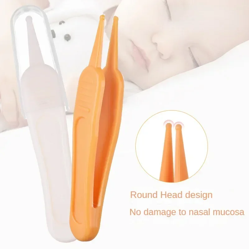 Baby Dig Booger Clip Infants Ear Nose Navel Clean Tools Kids Safety Tweezers Cleaning Forceps Toddler Nasal Cavity Care Supplies nose cleaning tweezers nasal tweezer cleaning tweezers