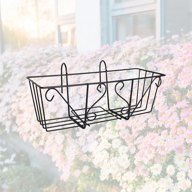 Plant Stand Flower Pot Hooks Holder Wrought Iron Pendant Plant Stand