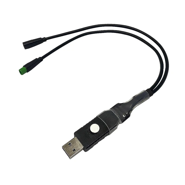 USB Programming Cable For Electric Bike Mid Drive Motors (M600 M510 M500) - Speed Limit Release & Wheel Diameter Setting