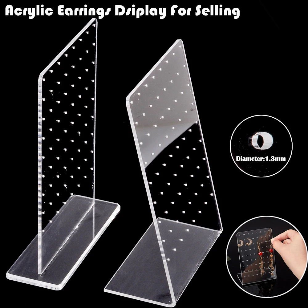 Display Acrylic Earring Stands  Acrylic Earring Stand Folding - 1pc  Acrylic 72 - Aliexpress