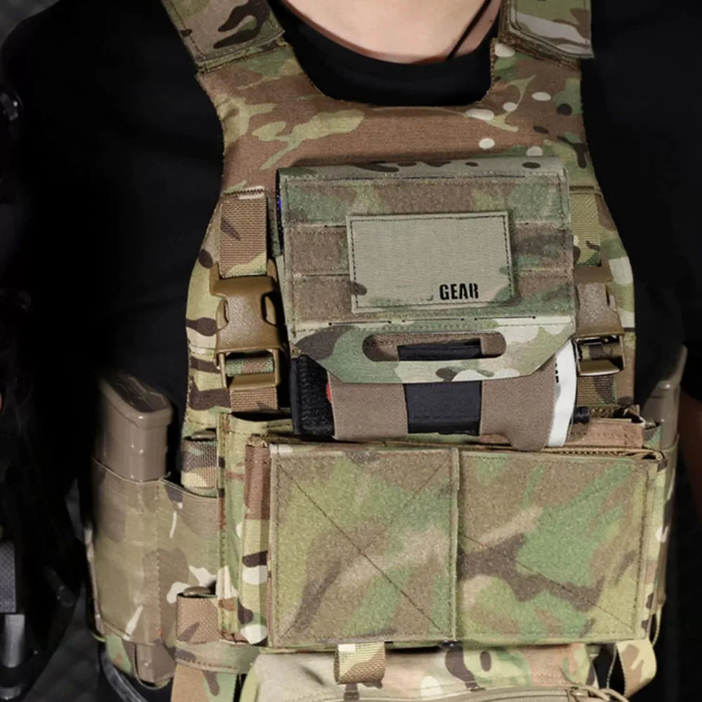 야외 전술 IFAK 의료 파우치 MOLLE 마이크로 외상 응급 처치 키트 야외 생존 벨트 의료용 파우치 가방