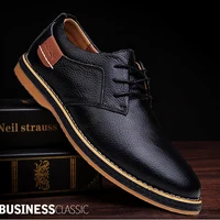 Men Oxfords Genuine Leather Dress Shoes Brogue Lace Up Italian Mens Casual Shoes Luxury Brand Moccasins Loafers Plus Size 38-48