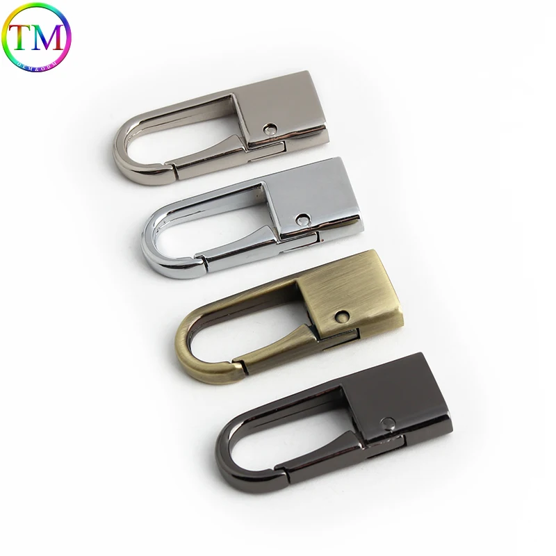 10/50Pcs Metal Spring Cap Clasp Hanger For Bag Handbag Strap Connection Buckles Keyless Lock Spring Ring Hardware Accessories