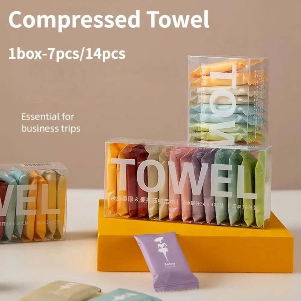 Towel Bath Towels Bath. Non-woven Beach Garden Bathroom Accessories For & Home 7/14 Disposable Travel Face Portable Compressed