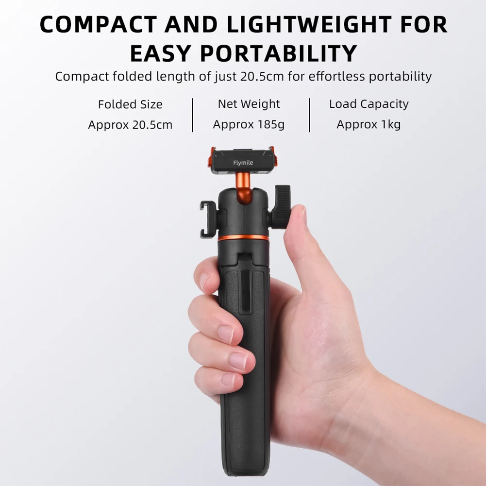 For DJI Action 3/4/5 Pro Selfie Stick Tripod with Magnetic Quick Release Extension Rod Camera Live Streaming Photography Props