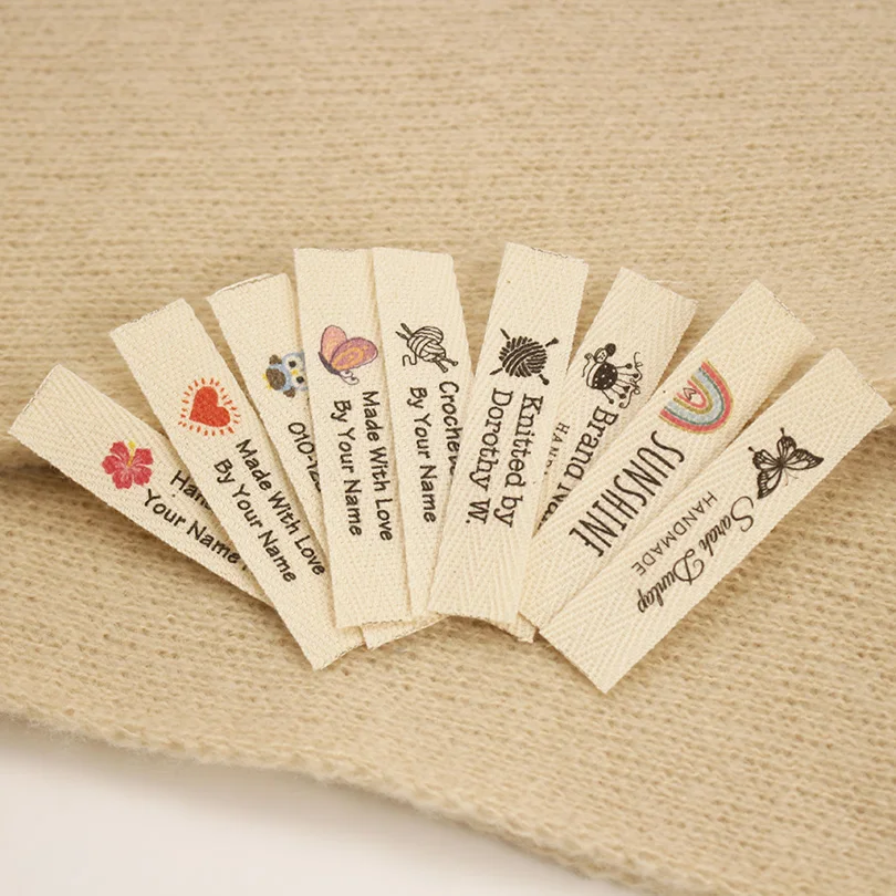

12x60mm,Cotton Twill webbing,Flat or Folded Labels,tags for knitted things,Personalizada,handmade label,sew accessori(xw5507)