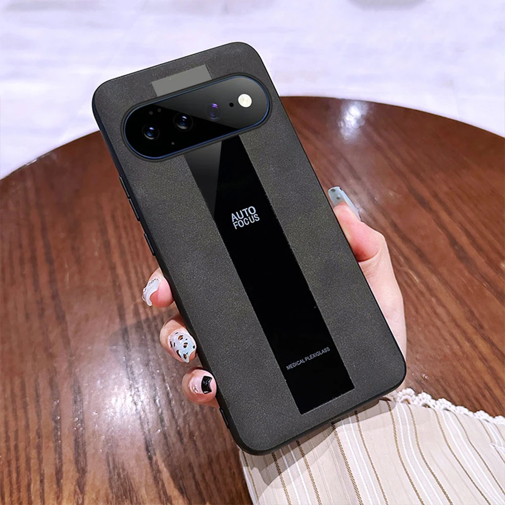 Luxury Sheepskin Leather Matte Phone Case - Shockproof Hard Protective Cover