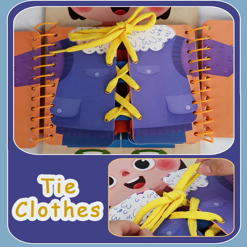 キッズビジーブックモンテッソーリおもちゃ微細運動能力トレーニング