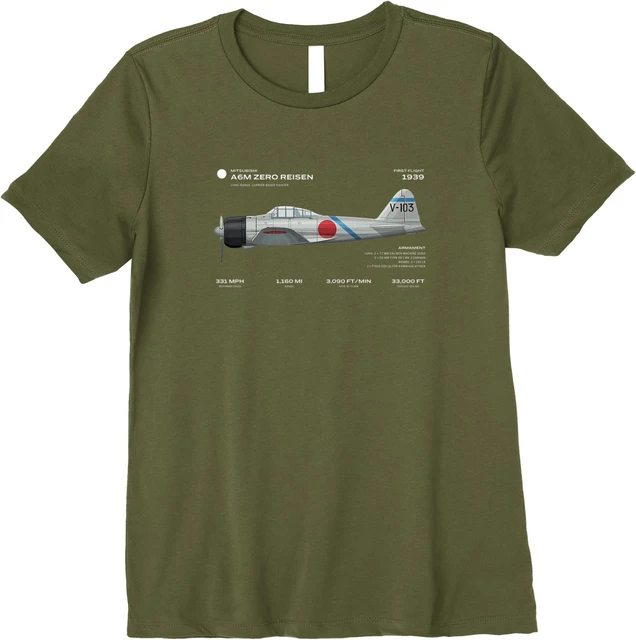 Japan Zero Fighter, Plane Zero Shirt, Men Zero Shirt, Japan Zero Plane