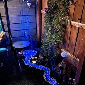 fairy lights solar powered outdoor waterproof