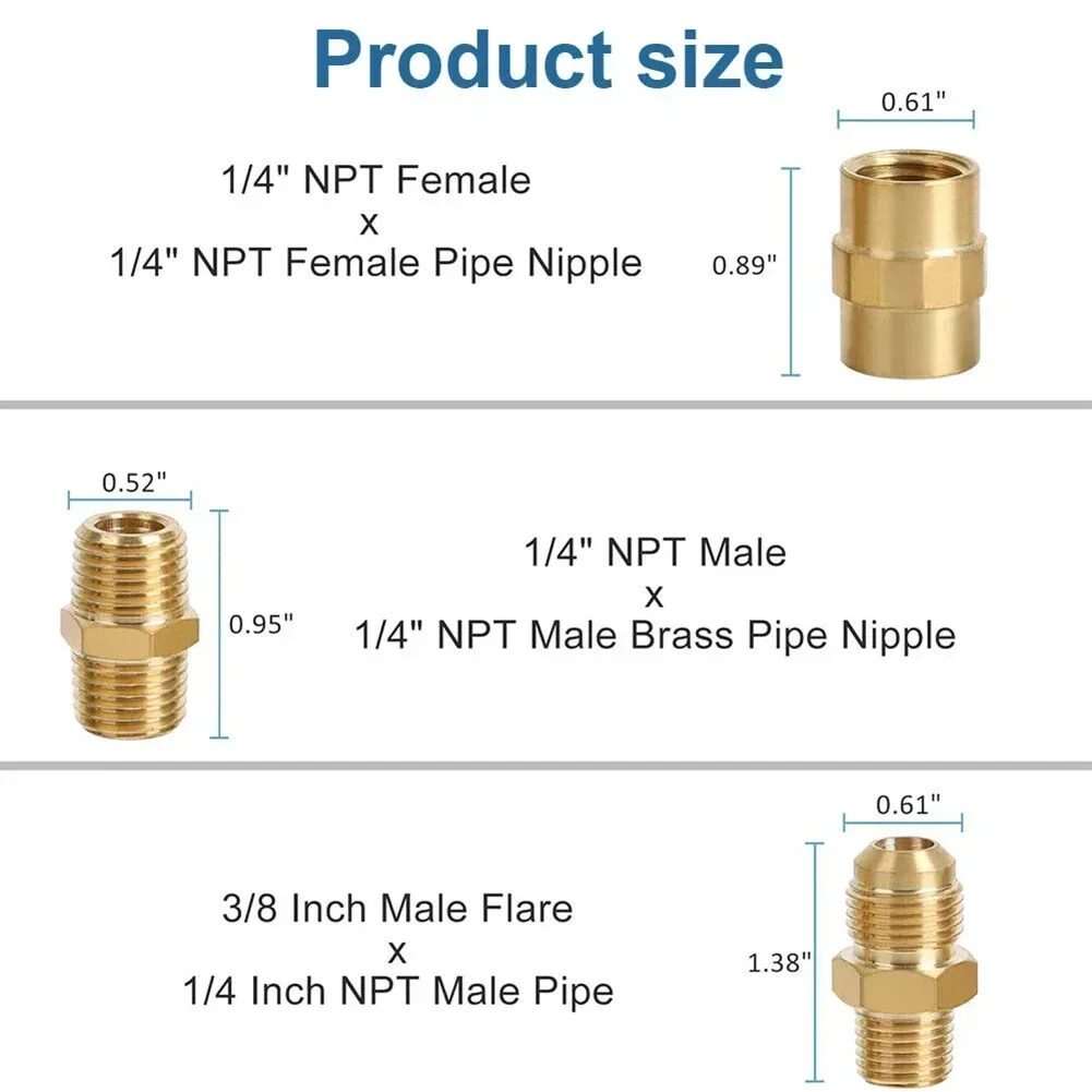 Adattatore Per Attacco Rapido Per Bombola Di CO2 Connettore In Ottone Adattatore - Foto 4