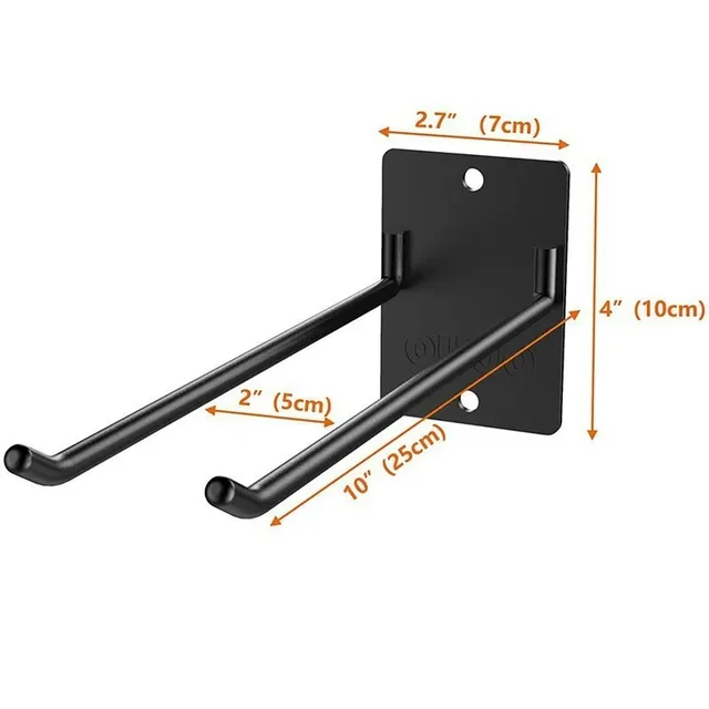 Ganci per sistema di archiviazione di attrezzi Supporto da parete per garage Organizzatore multiuso per attrezzi da giardino per gancio da parete per garage di magazzino 6