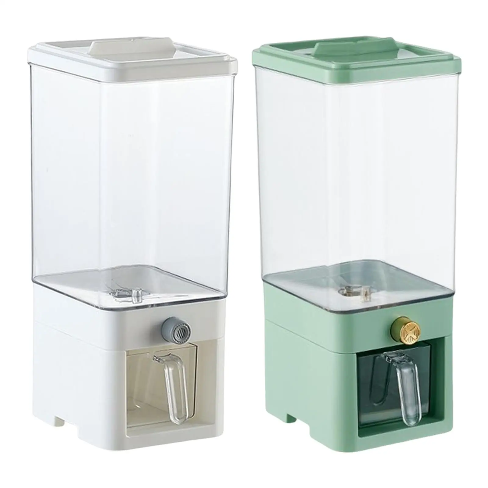 쌀 디펜서 식품 디펜서, 가정용 시리얼 디펜서 버킷 밀가루, 3.7L