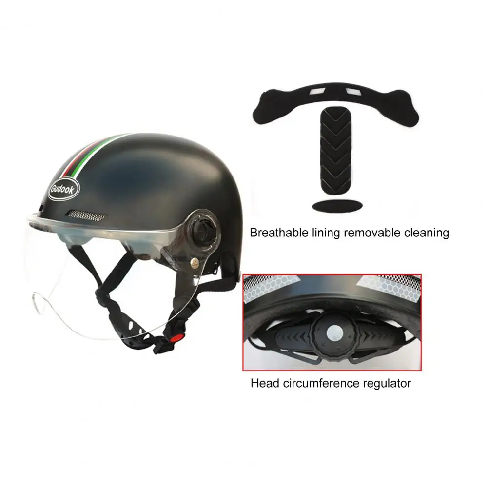 

Motorcycle Bicycle Helmet Breathable Ultra-light Accessory Retractable Visor Motorcycle Helmet Cycling Equipment