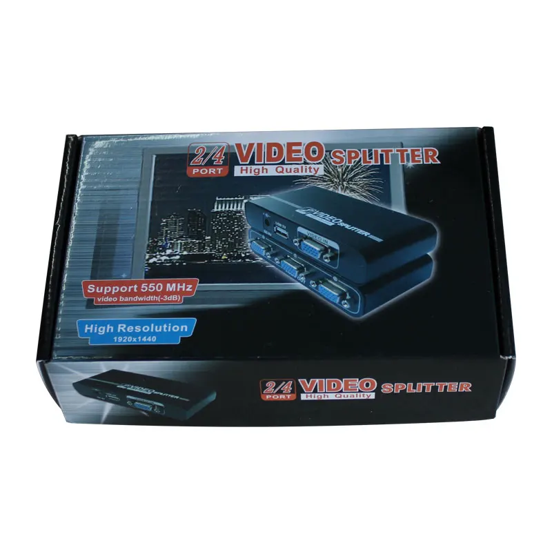 AMS V1S4 VGA й, 1 in 4 out 4 Ʈ , HD   ũ ȣ й, LED ÷  ȸǿ