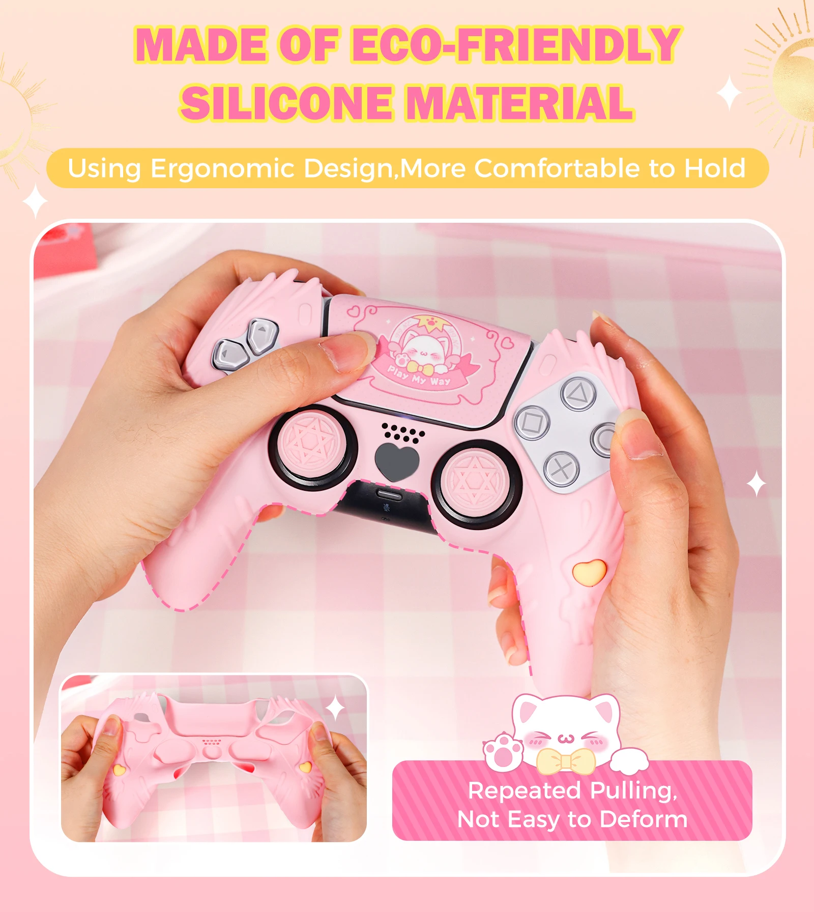 Housse de protection pour manette PS5