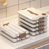 Multilayer Kitchen Food Grade Multilayer Dumpling Storage Box for Freezing and Fresh Keeping with Sealed Refrigerating Function 1