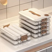 Multilayer Kitchen Food Grade Multilayer Dumpling Storage Box for Freezing and Fresh Keeping with Sealed Refrigerating Function 1