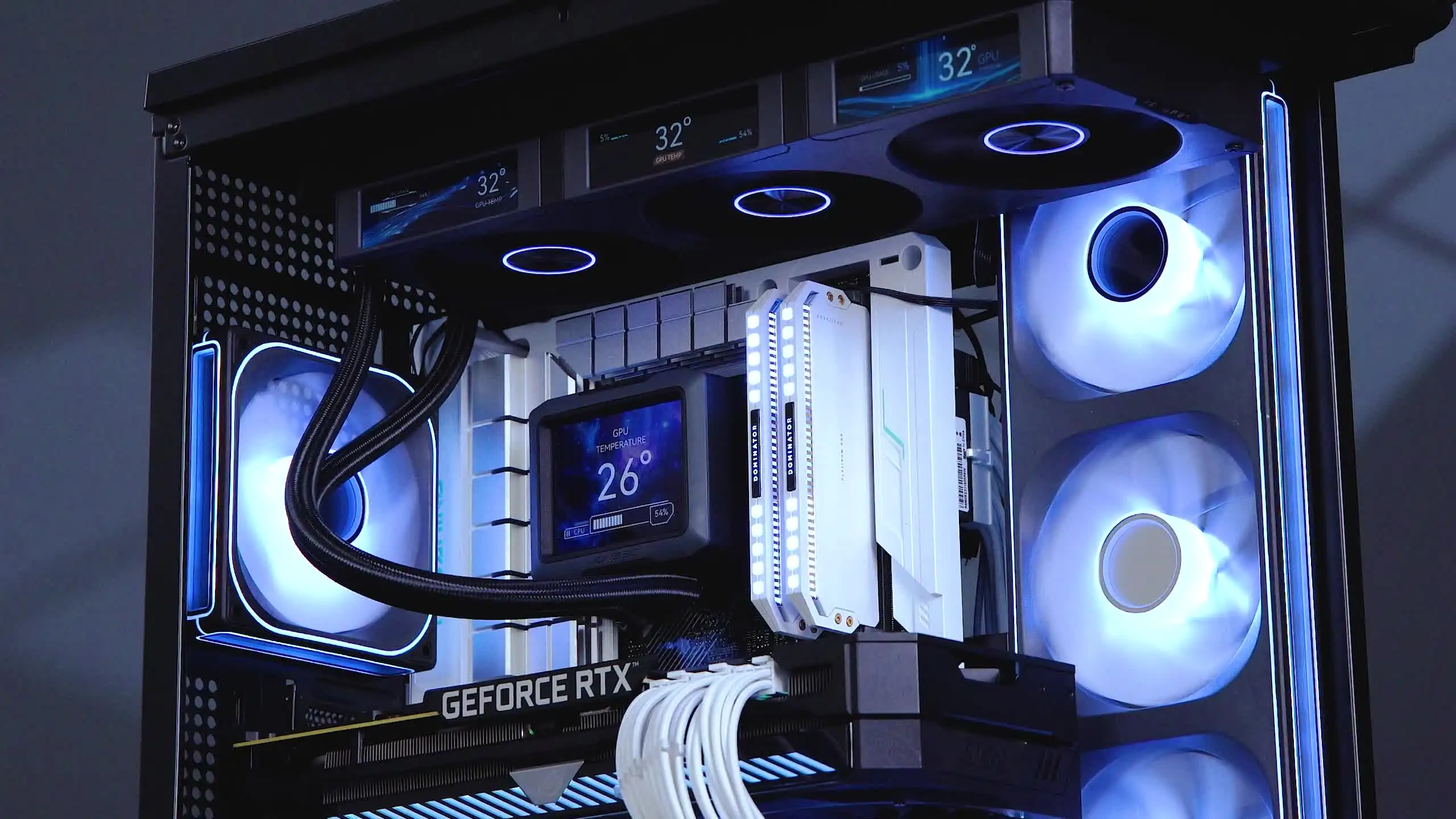 Jonsbo TF3-360SCW 水冷ラジエータースクリーンディスプレイ ARGB 統合