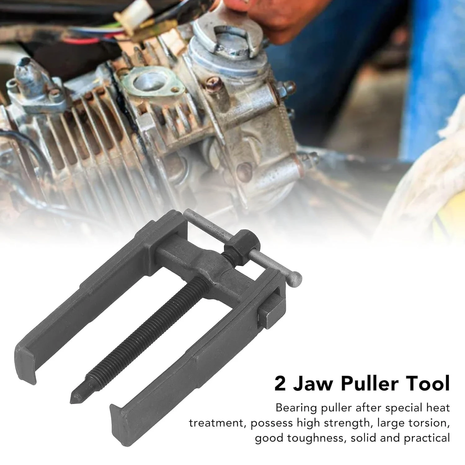 thumbnail image 2 of 8 Inch Jaw Spread SATA 8 Inch 2-Jaw Gear Puller - Reversible Jaws For Automotive Repair Extractor De Poleas 2 of 13
