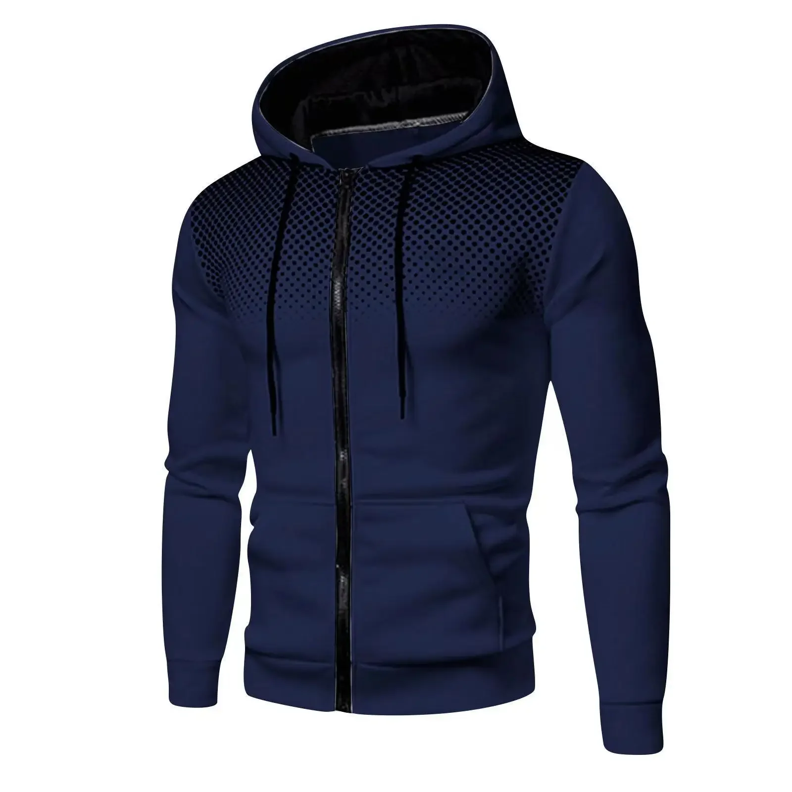 Men's Sportswear Fashion Sports Zip Up Zipper Women Trainning Pullover Hoodies Sweatshirts Hip Hop Streetwear Exercise Sweaters