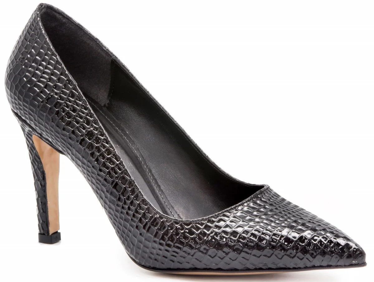 

Gedikpaşalı PRK 22K K080 Black Patent Leather Women Shoes Classic Daily Use Dress Slim Short Heels Office Lift Elegant Pumps