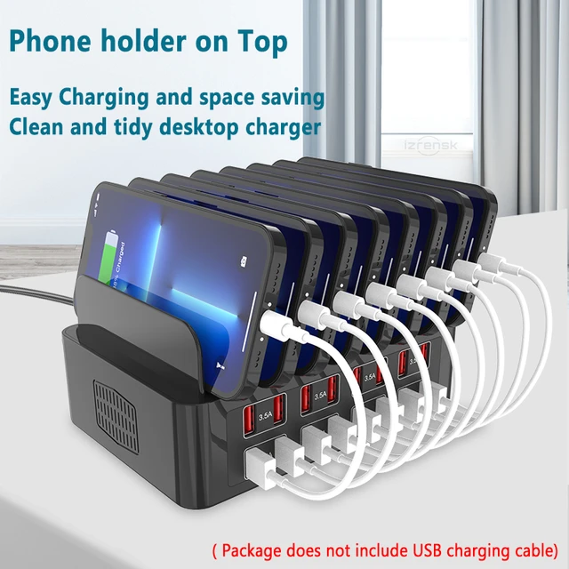 150W Multi USB Charger 30 Port USB Fast Charging Station Universal  Carregador Portatil For Iphone 13 Samsung Xiaomi Ipad Tablet