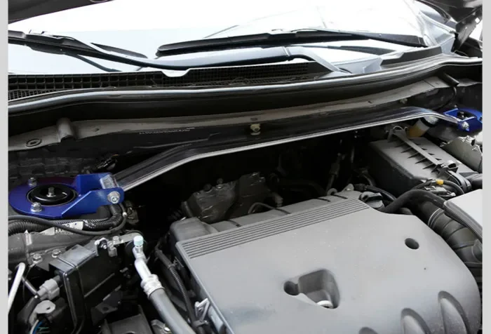 TTCR-II Stabilizer Bar 2013- for Mitsubishi Outlander Tension Rod Engine Compartment Aluminum Magnesium Alloy Strut Bar car parts,front stabilizer strut bar