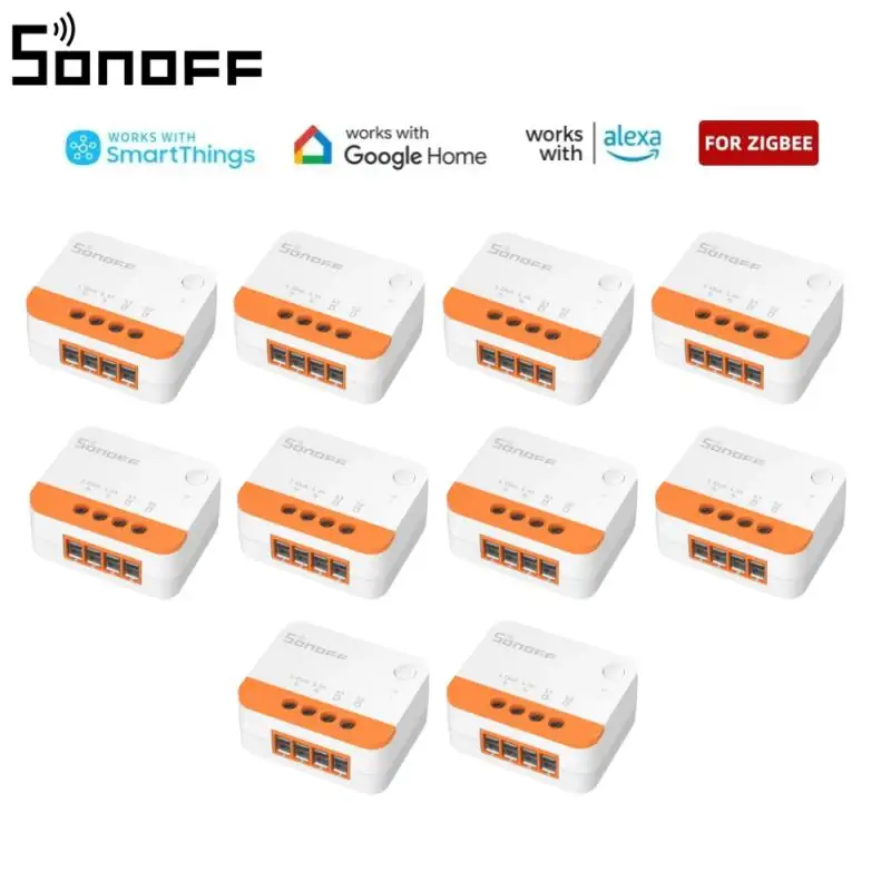 SONOFF ZBMINI L2/MINI R4 สมาร์ท Zigbee/WiFi สมาร์ทสวิทช์ 2 ทิศทางสมาร์ทจับเวลาทํางานร่วมกับ Alexa Google Alice SmartThings 1