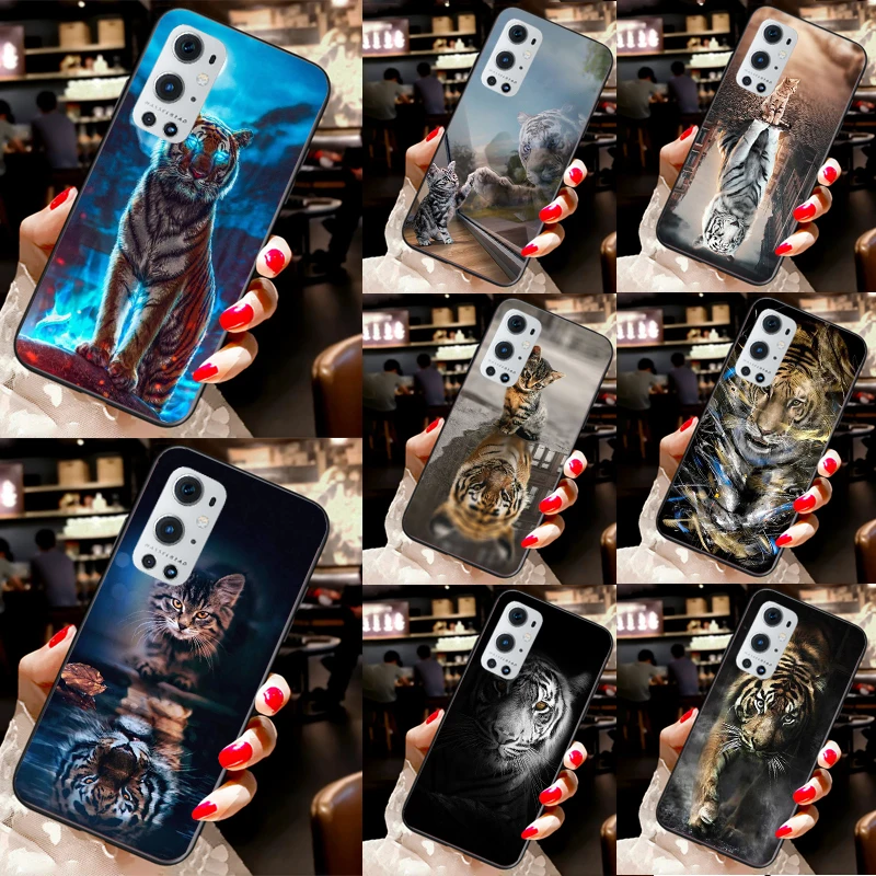 Cool Animal Big Cat Tiger Per Realme Gt Neo 5 3T C55 C35 C11 C21Y 10 Pro Plus Custodia Per Oneplus 11 10 Pro Nord 2 2T