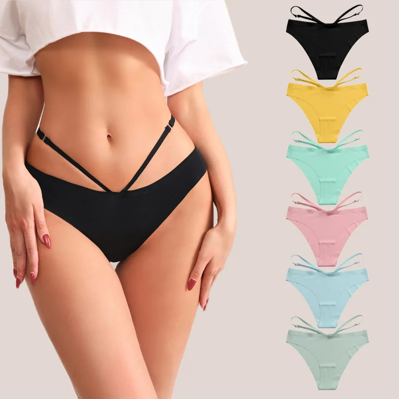 

Non-marking panties, ice silk, sporty quick-drying women's briefs