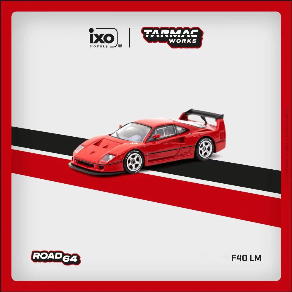 

Tarmac работает Φ 1:64 F40 LM красная коллекция литых под давлением моделей автомобилей, миниатюрные игрушки TW