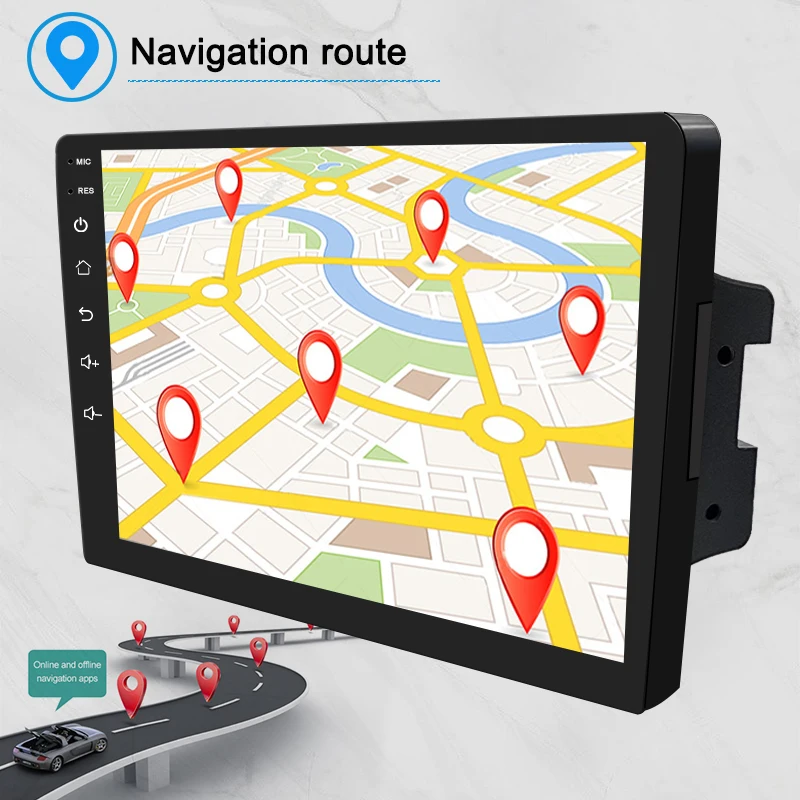 2 Din Android 12 Car Radio Multimedia Video Player Navigation GPS 9 inch Stereo Head unit For Nissan Kia Honda Toyota