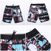 Men Trunks Quick-drying  Board Shorts USA Size Shorts Waterproof Surf Shorts Length 46cm/18inch  POLYESTER 2