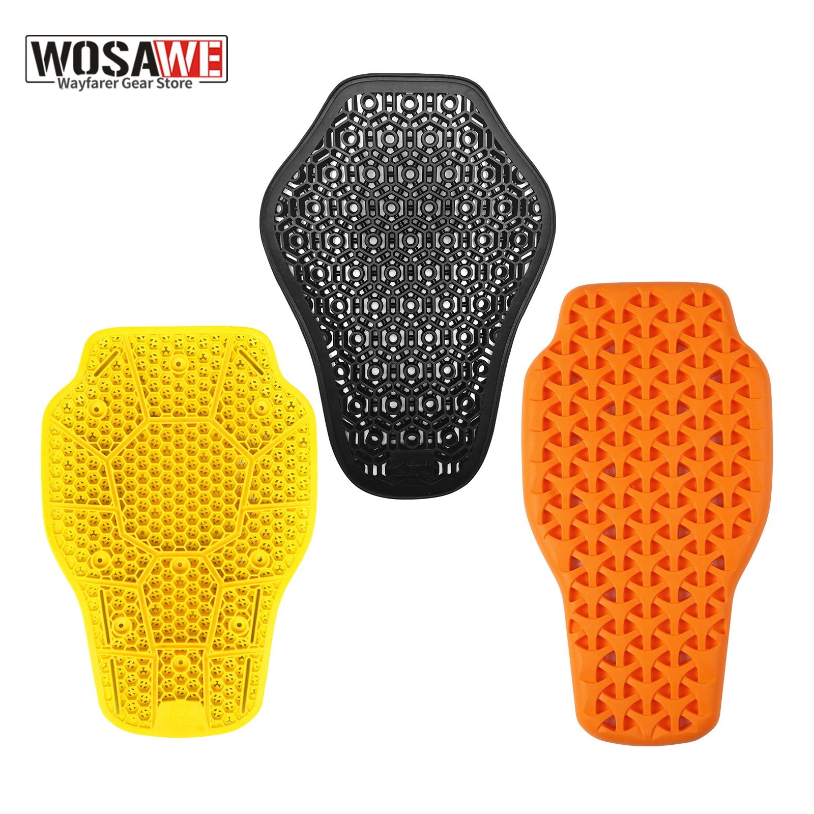 WOSAWE CE 오토바이 등 보호대 재킷 삽입형 등 보호대 아머 모터바이크..