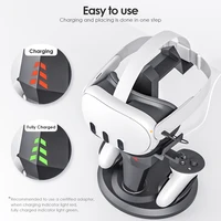 Charging Dock Compatible with Meta Oculus Quest 3/Quest 2 VR Headset Display Stand and Controller Holder VR Accessories - Image 3