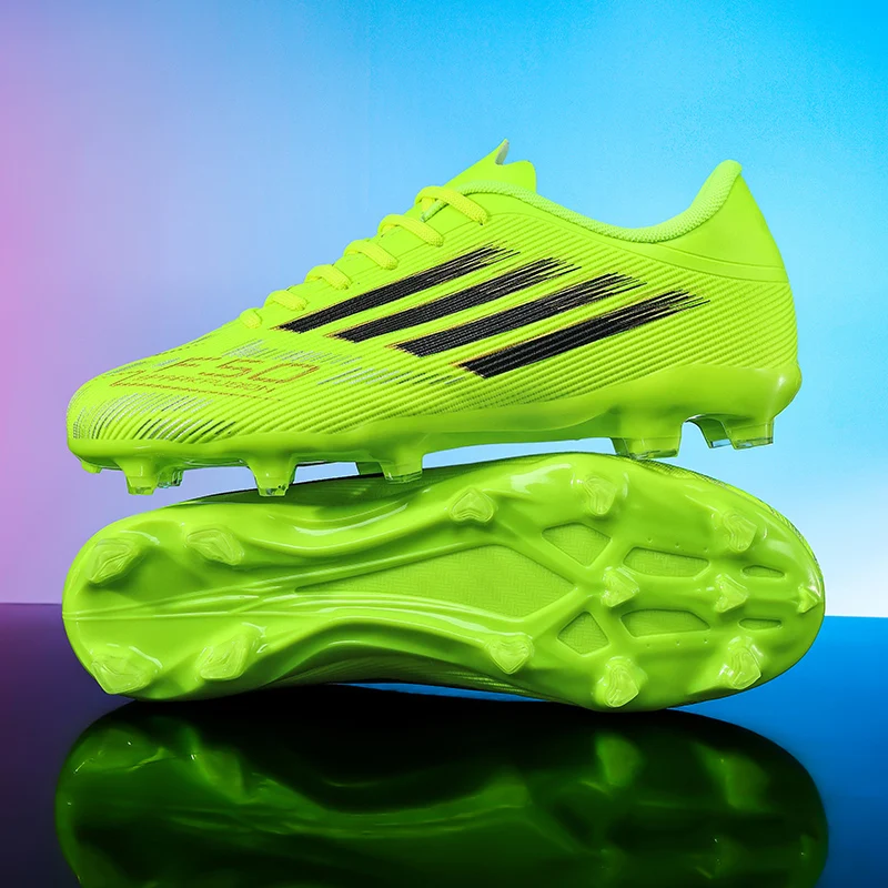 Premium Unisex Non-Slip Ankle Football Boots - Comfortable Professional Soccer Sneakers for Men & Boys