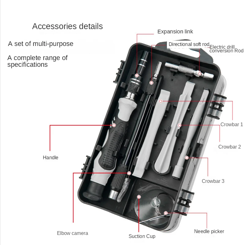 115 In 1 Screwdriver Set Magnetic Precision Insulated Bits Multitools Phone Repair Hand Tools High Quality Chrome Vanadium Steel