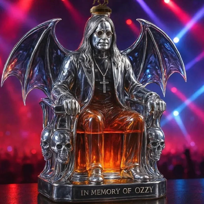 Ozzy Osbourne Whiskey Bottle Back To The Beginning Commemorative